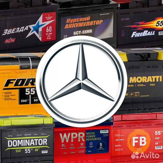 Аккумуляторы на Mercedes-Benz (Мерседес)
