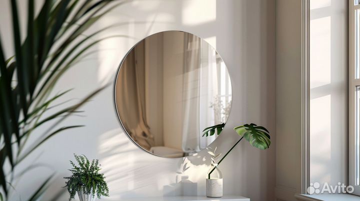 Зеркало полукруглое