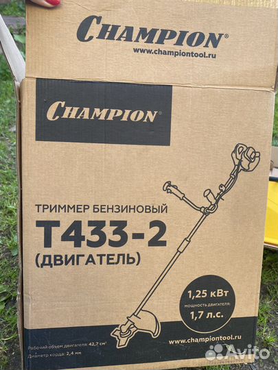 Триммер бензиновый champion