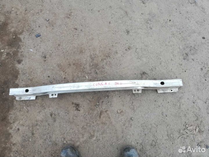 Opel corsa c усилитель заднего бампера