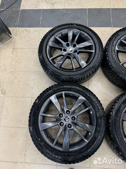 Оригинальные диски skoda octavia r17 Trius