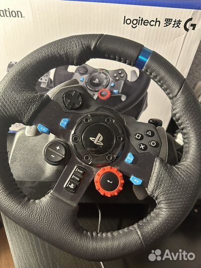 Руль logitech g29+кпп+педали