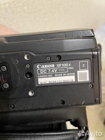 Видеокамера canon xf100