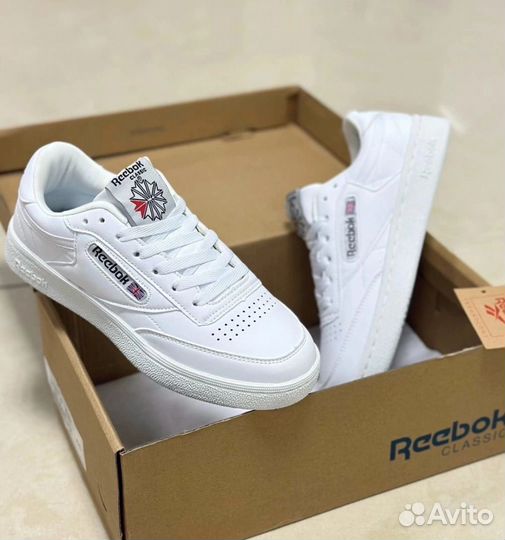 Кроссовки летние унисекс Reebok leather classic