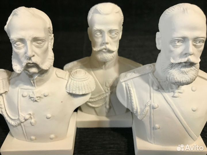 Бюсты императоров династия Романовых