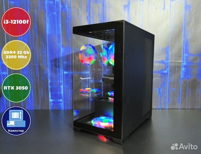 Геймерский комп i3-RTX3050-32DDR4-ITA254376108-H610