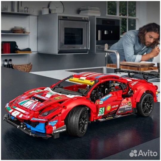 Конструктор Спорткар Ферарри Ferrari 488 GTE