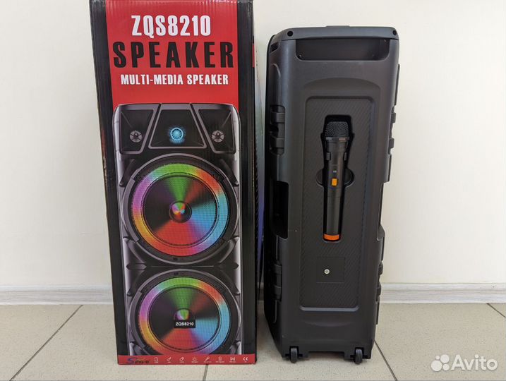 Bluetooth Колонка Speaker ZQS8210 Black