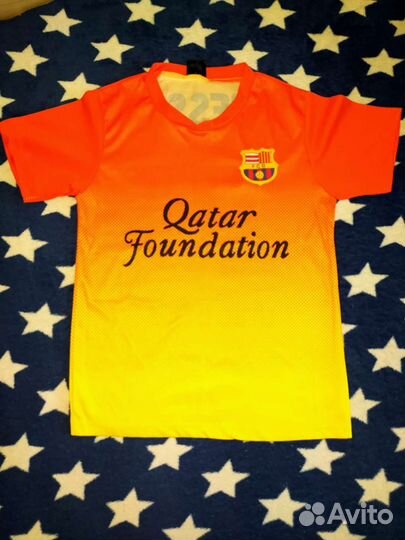 Футболка фк Barcelona барселона 9-13 лет