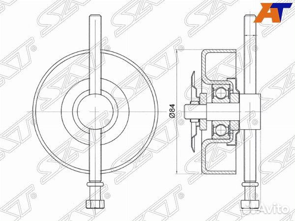 Ролик приводного ремня infiniti M45