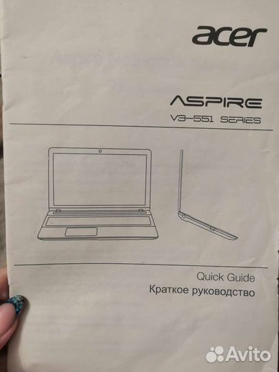 Ноутбук Acer aspire v3 551 series