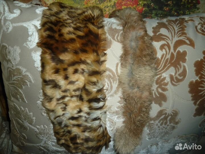 Воротники и маленький кусок меха норки