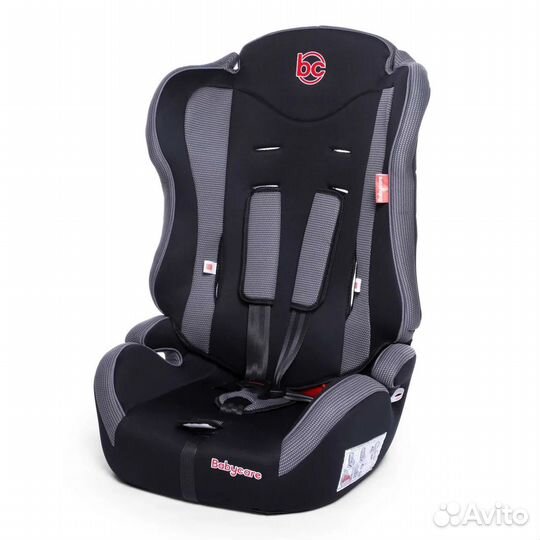 Автокресло BabyCare Upiter Plus черный серый