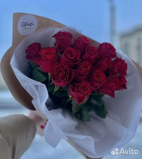 Цветы розы букет
