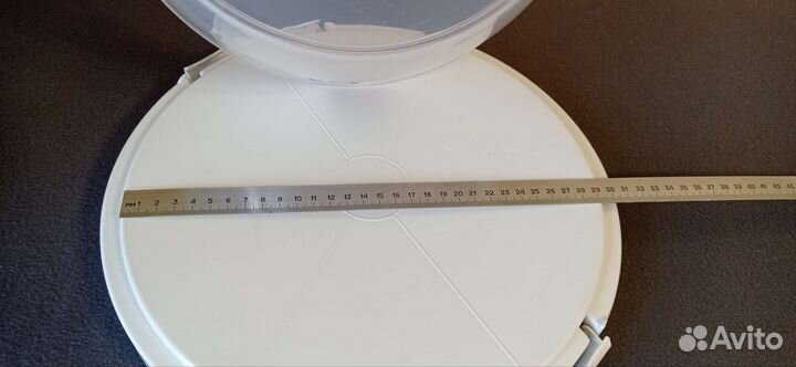 Тортница/поднос/форма для торта с крышкой и ручкой