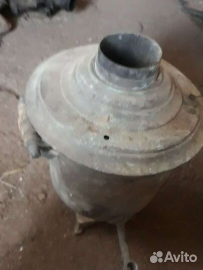 Самовар на дровах старинный