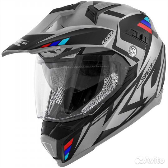 Kappa KV30R grayer Enduro Motorcycle Мотошлем Gray