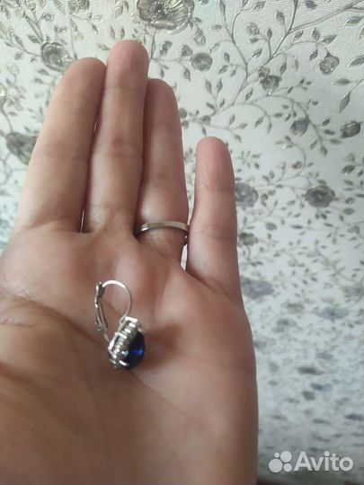 Серьги и кольцо