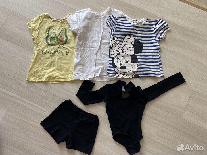 Детские вещи пакетом для девочек 5-7 лет