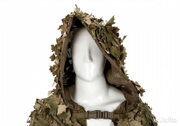 Маскхалат (накидка) Invader Gear Ghillie Base Leaf