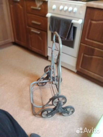 Тележка хозяйственная на колесах складная