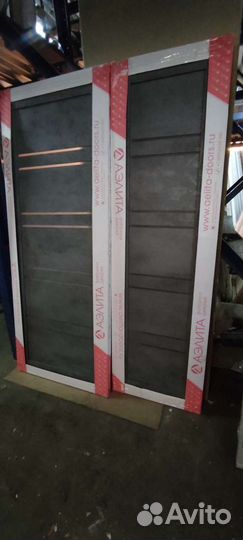 Двери экошпон ф-ка Аэлита цвет бетон