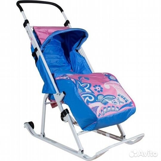 Детские санки-коляска