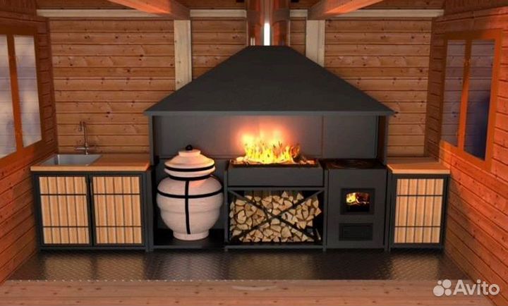 Мангал с Местом под Тандыр