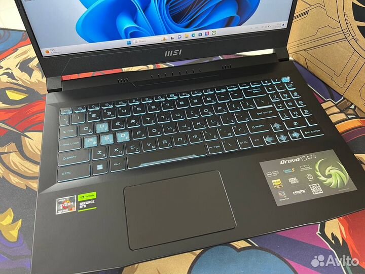 Msi 15.6 Ryzen 5 7535HS/4050 6gb/8gb/ssd512