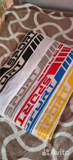 Наклейка sport на авто