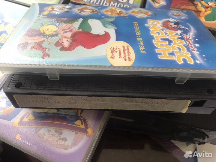 Видеокассеты детские с мультфильмами
