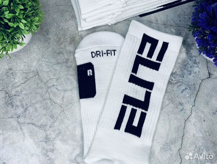 Носки белые Nike Elite