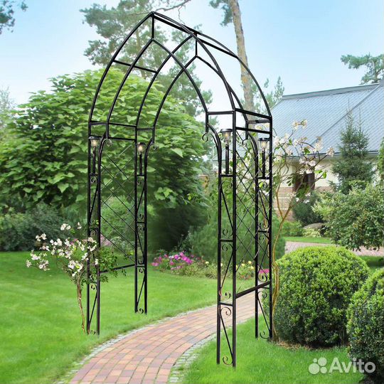 Арка садовая металлическая