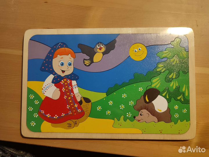 Деревянные пазлы для малышей