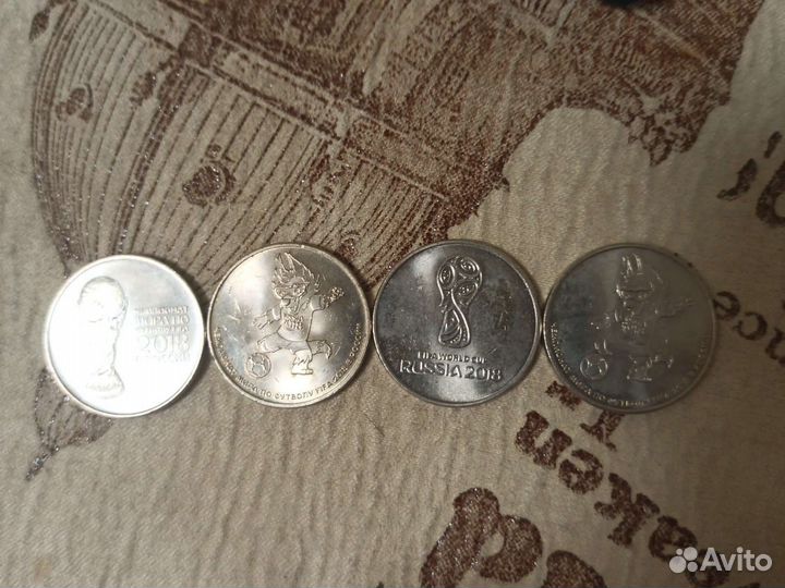 Монета рублей чм 2018