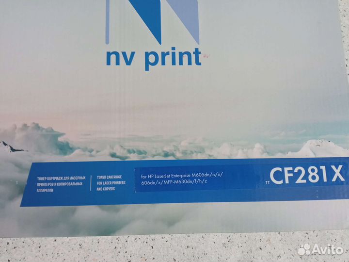 Картридж для принтера CF281X новый