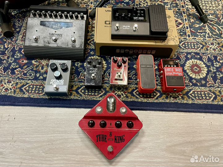 Гитарные педали эффектов примочки