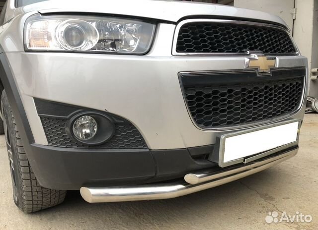 Chevrolet Captiva2012 Защита перед бампера двойная