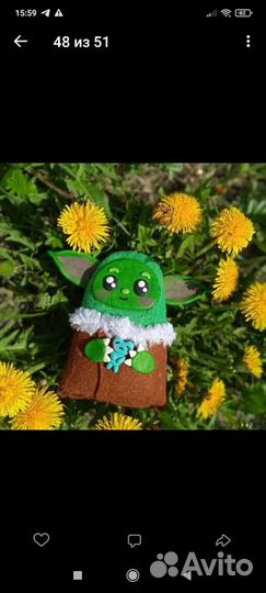 Игрушка Бейби Йода (Грогу)