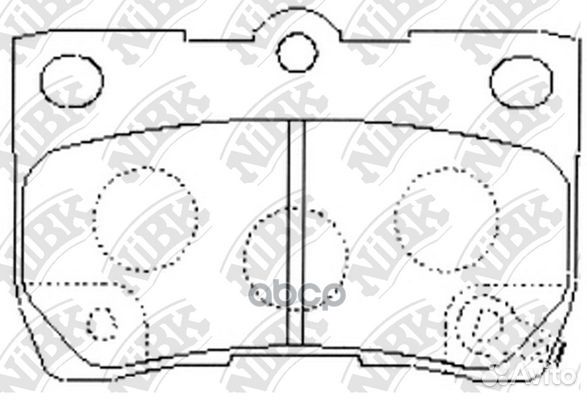 Колод. торм. диск. NiBK PN1494 NiBK
