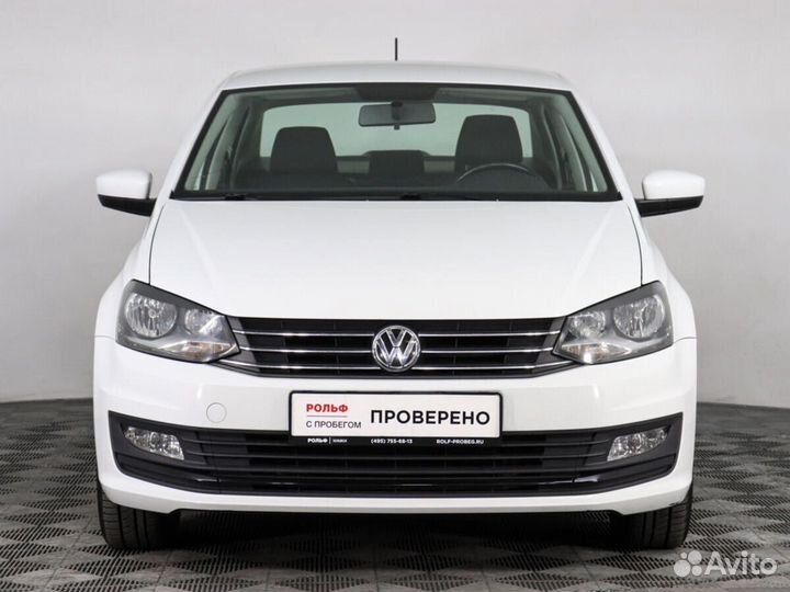 Volkswagen Polo 1.6 AT, 2016, 65 783 км