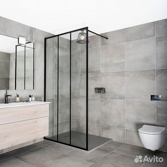 Перегородки из стекла в ванную