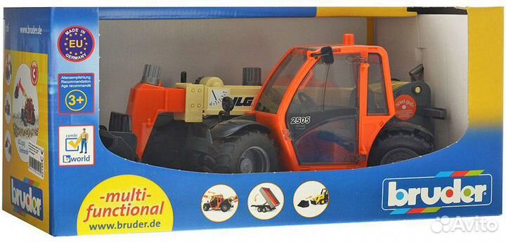 Bruder Погрузчик колёсный JLG 2505 Telehandler