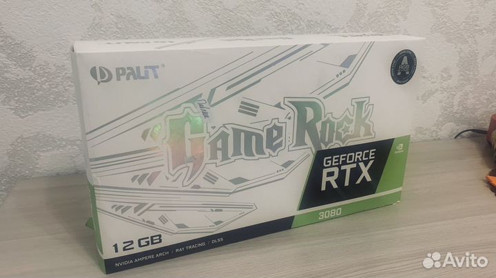 Palit geforce rtx 3080 gamerock 12 Gb LHR 1710 Mhz