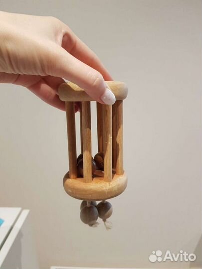 Деревянные развивающие игрушки для малышей