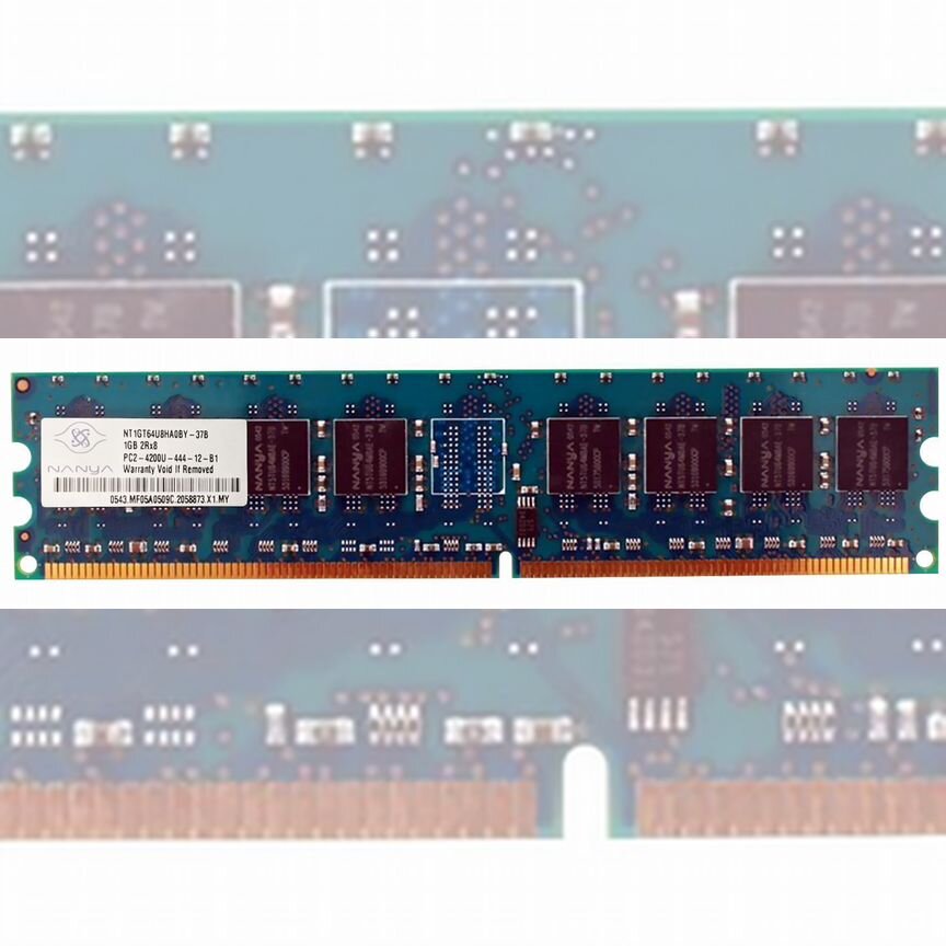 [NT1GT64U8HA0BY-37B] Оперативная Память Nanya 1gb Nt1gt64u8ha0by-37b