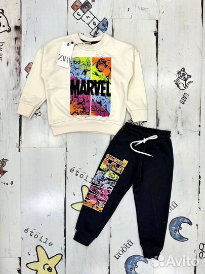 Костюм детский для мальчика Zara Marvel, 92-116