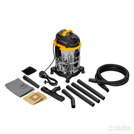 Пылесос универсальный Denzel 1200 Вт 15 л