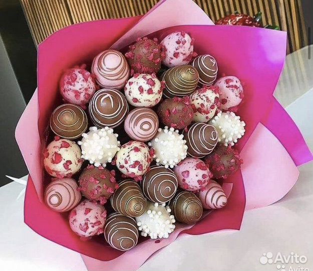 Букет из клубники в шоколаде