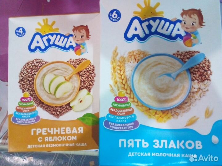 Молочная каша агуша